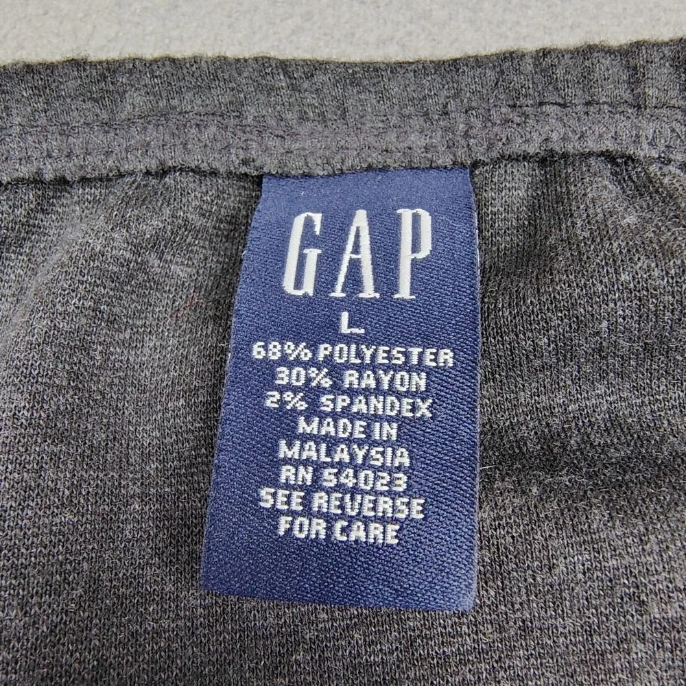 Vintage Y2K GAP Maxi Skirt Large Gray Floral Embroidered Soft Girl Dated 2000 EC